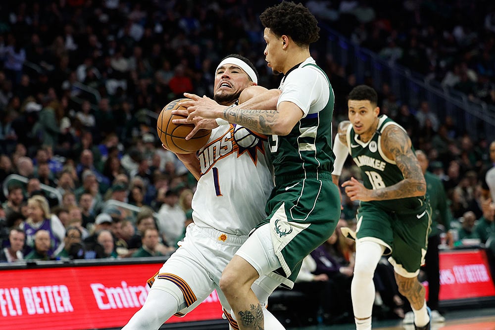 NBA Basketball Game: Milwaukee Bucks vs Phoenix Suns