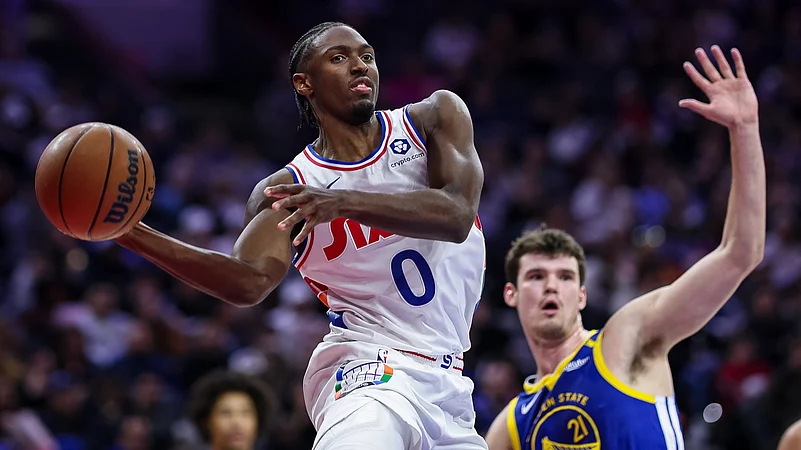 The Philadelphia 76ers Tyrese Maxey will reportedly miss the rest of the season.