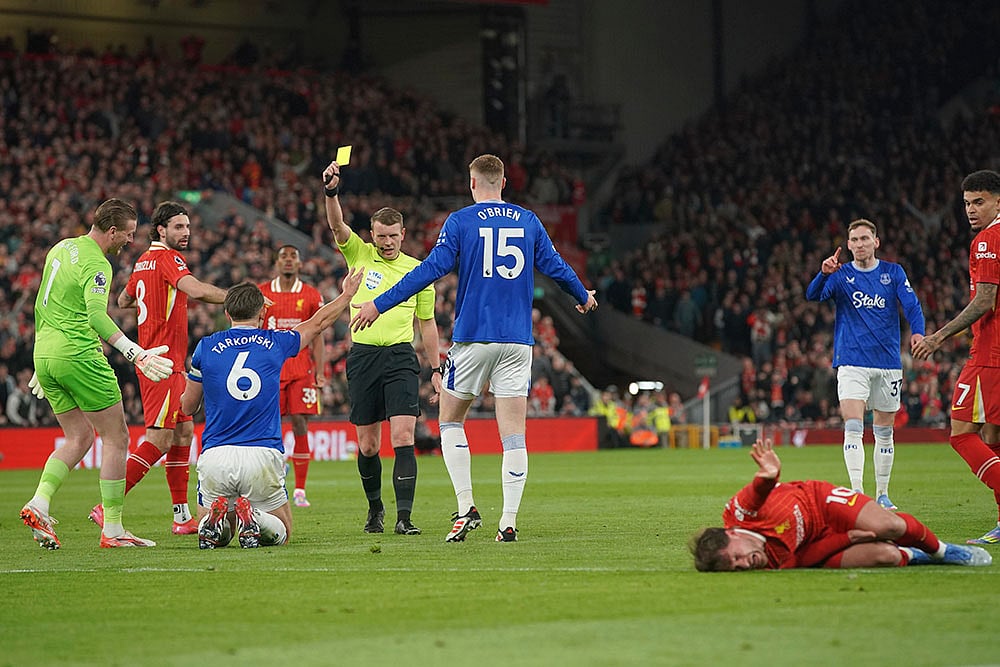 English Premier League Soccer match: Liverpool vs Everton