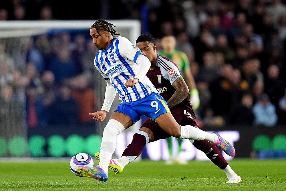 English Premier League soccer match: Aston Villa vs Brighton