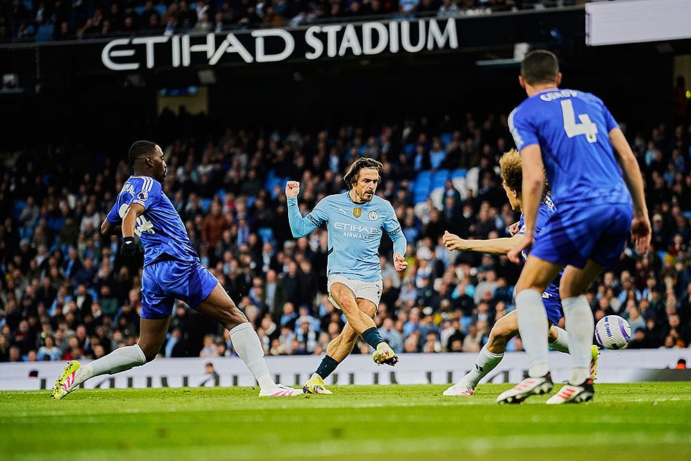 English Premier League Soccer match: Leicester City vs Manchester City