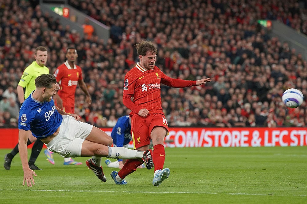 English Premier League Soccer match: Everton vs Liverpool