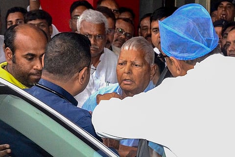 Lalu Prasad at hospital