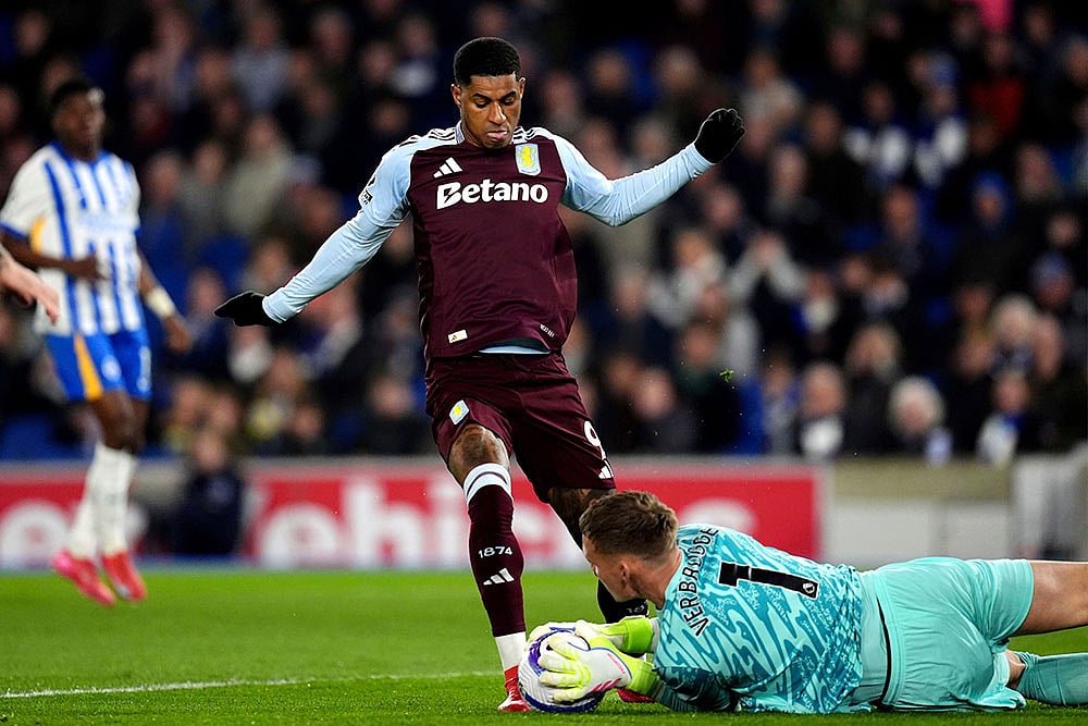 English Premier League soccer match: Brighton vs Aston Villa