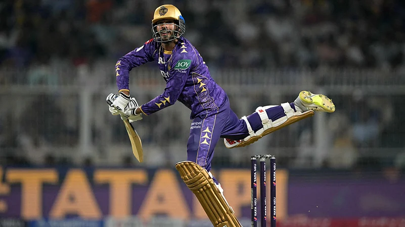 Venkatesh Iyer made one of two half-centuries for Kolkata Knight Riders