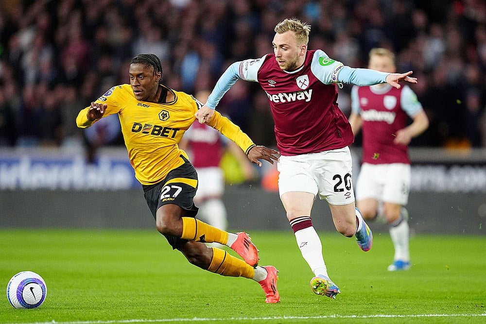 English Premier League Soccer Match: West Ham United vs Wolverhampton Wanderers
