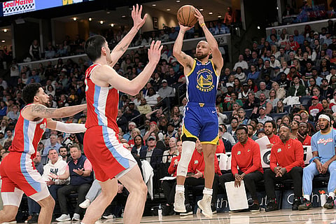 NBA Basketball Game: Memphis Grizzlies vs Golden State Warriors