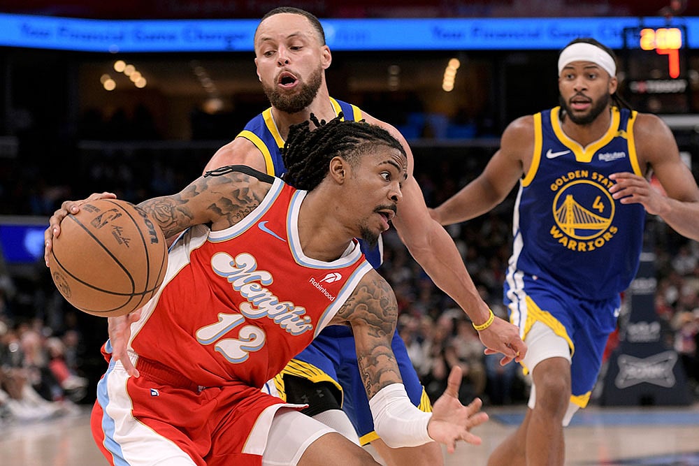 NBA Basketball: Memphis Grizzlies vs Golden State Warriors
