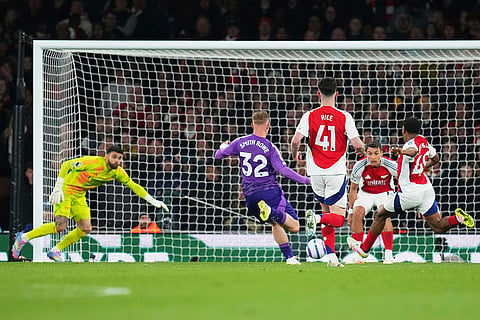English Premier League Soccer: Arsenal vs Fulham