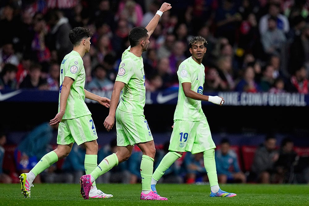 Copa del Rey semifinal second leg soccer match: Atletico Madrid vs Barcelona