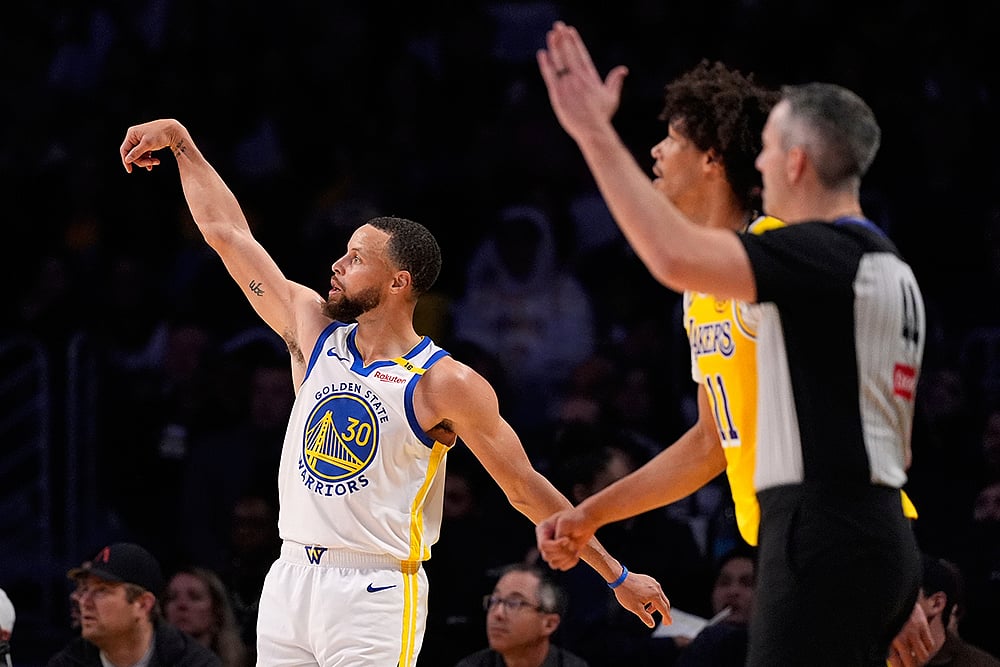 Warriors Lakers Basketball