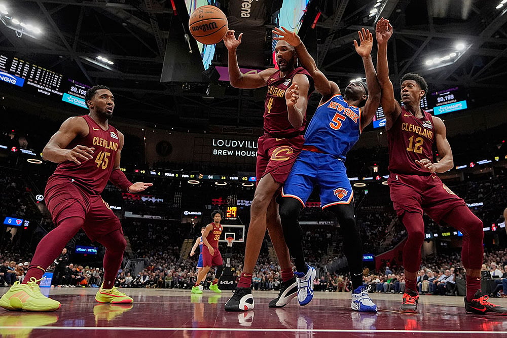 Cavaliers Knicks Basketball
