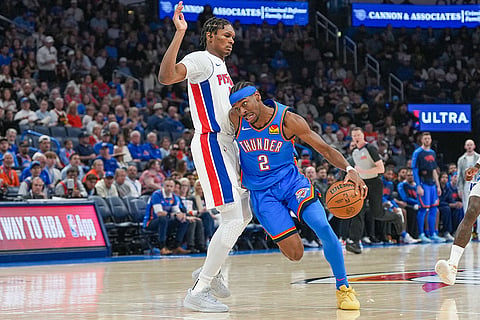 Pistons Thunder Basketball
