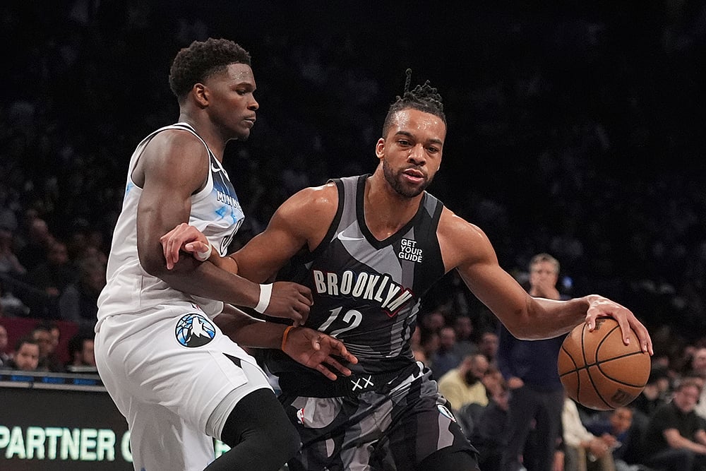NBA Basketball Game: Brooklyn Nets vs Minnesota Timberwolves