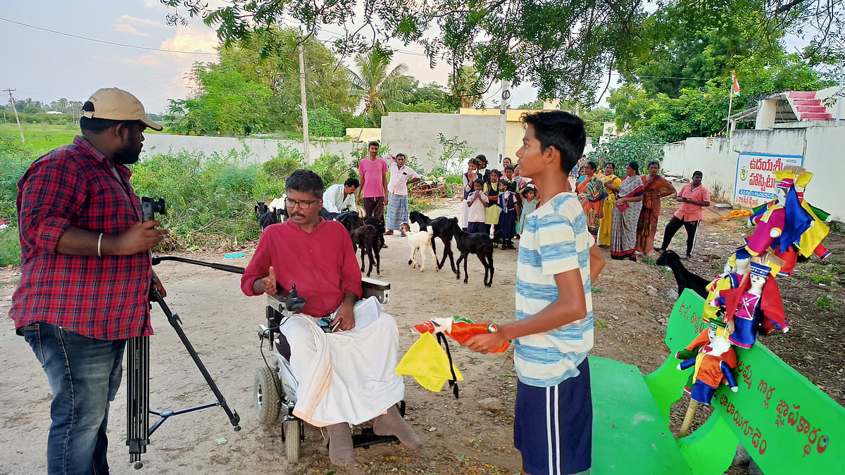 Dr. Siju Vijayan during a shoot