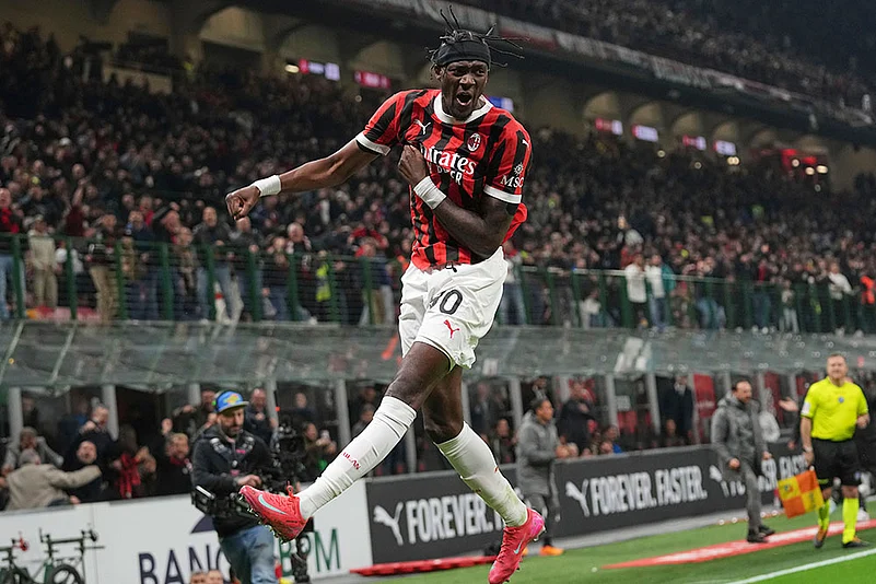 Italian Cup Semi Final First Leg Soccer Match: Inter Milan vs AC Milan