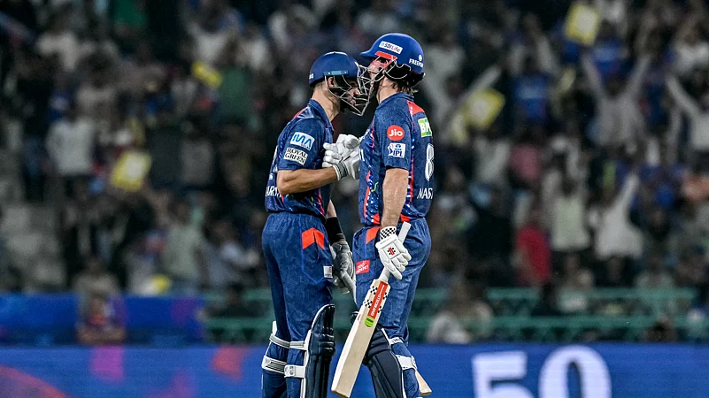 Lucknow Super Giants Aiden Markram and Mitchell Marsh