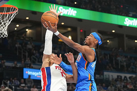 NBA: Detroit Pistons vs Oklahoma City Thunder