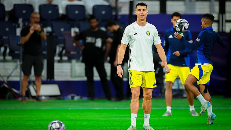 Al-Nassr skipper Cristiano Ronaldo trains