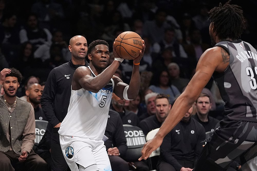 Timberwolves Nets Basketball