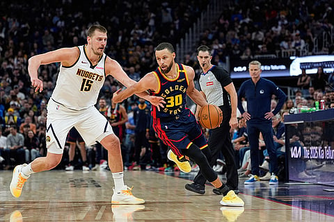 Nuggets Warriors Basketball