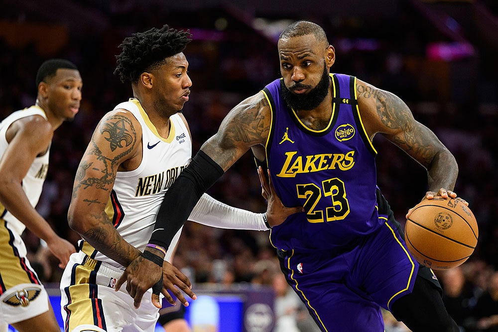 NBA Basketball: New Orleans Pelicans vs Los Angeles Lakers