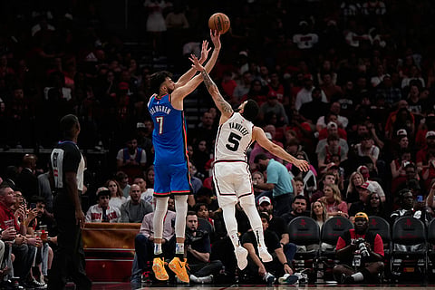 NBA Basketball: Oklahoma City Thunder vs Houston Rockets