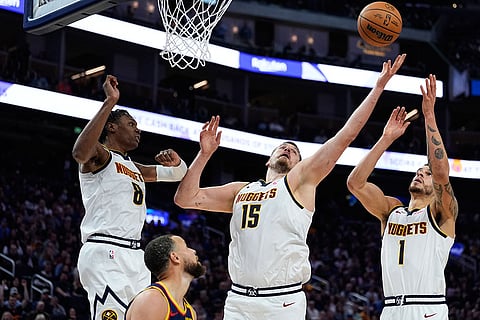 NBA Basketball: Denver Nuggets vs Golden State Warriors