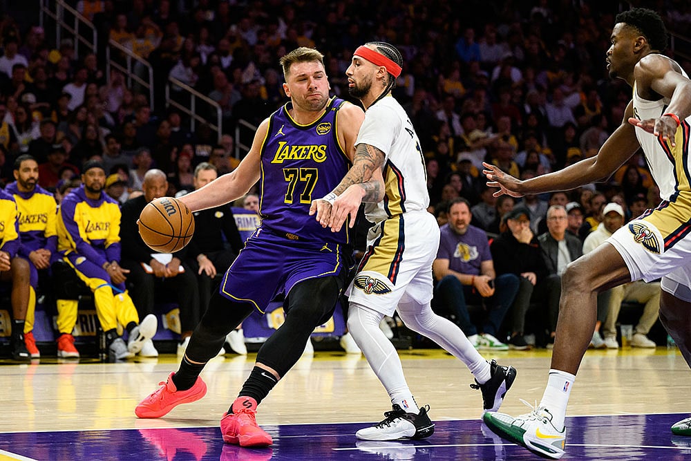 Pelicans Lakers Basketball