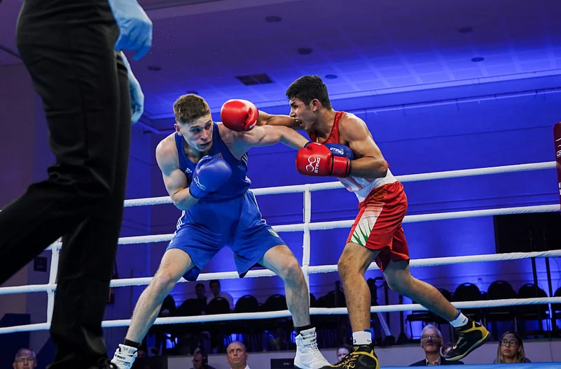 Hitesh Gulia Indian Boxer