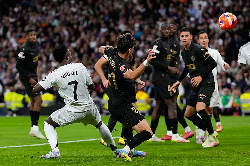 Spanish La Liga Soccer Match: Valencia vs Real Madrid