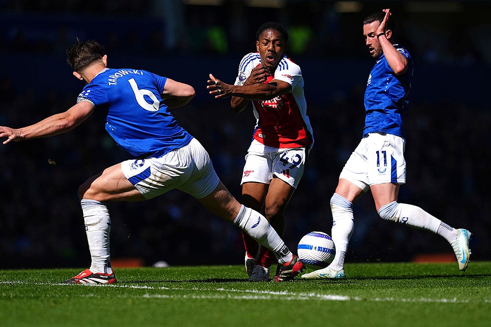 English Premier League Soccer Match: Arsenal vs Everton