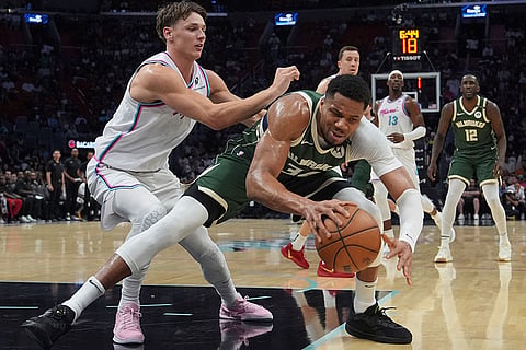 NBA Basketball Game: Miami Heat vs Milwaukee Bucks
