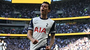 Johnson scored twice during Spurs' win over Southampton