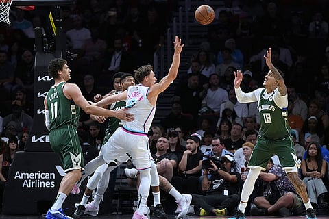NBA Basketball: Miami Heat vs Milwaukee Bucks