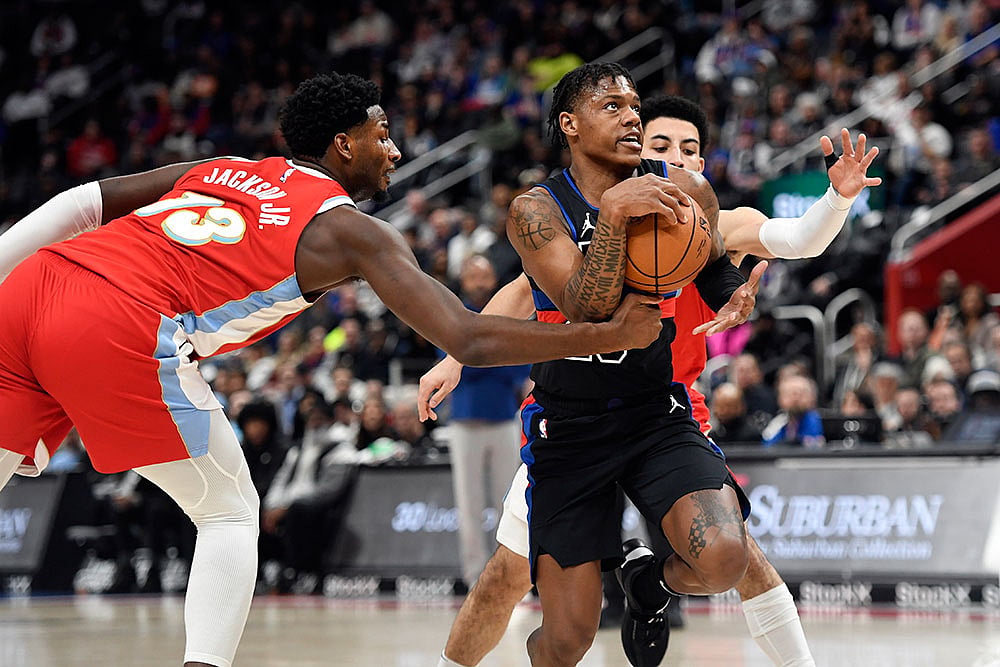 NBA Basketball Game: Detroit Pistons vs Memphis Grizzlies