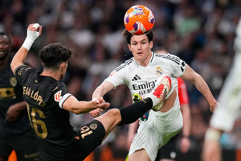 Spanish La Liga Soccer Match: Real Madrid vs Valencia