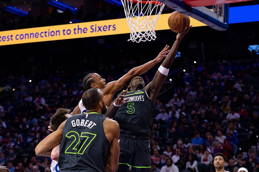 NBA Basketball: Philadelphia 76ers vs Minnesota Timberwolves