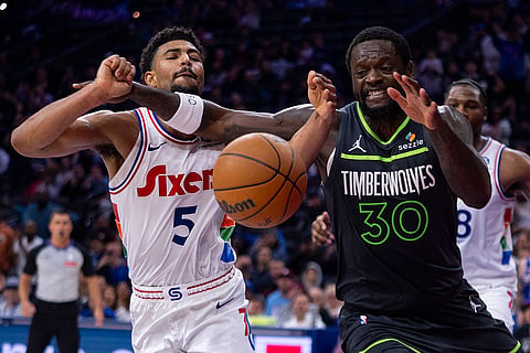NBA Basketball Game: Minnesota Timberwolves vs Philadelphia 76ers