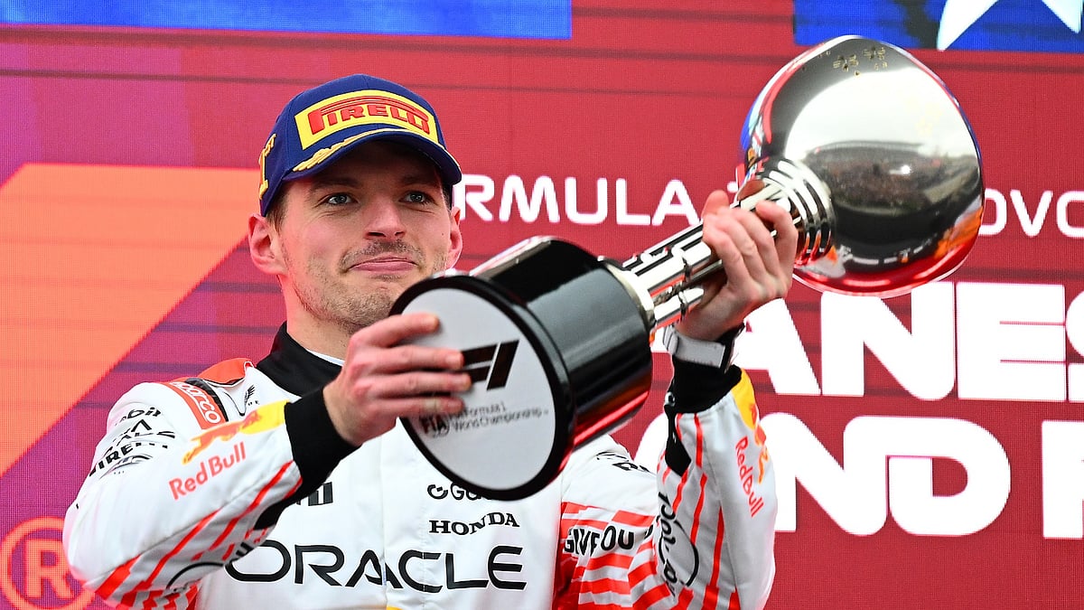 Japanese Grand Prix winner Max Verstappen
