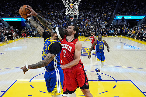 NBA Basketball: Houston Rockets vs Golden State Warriors