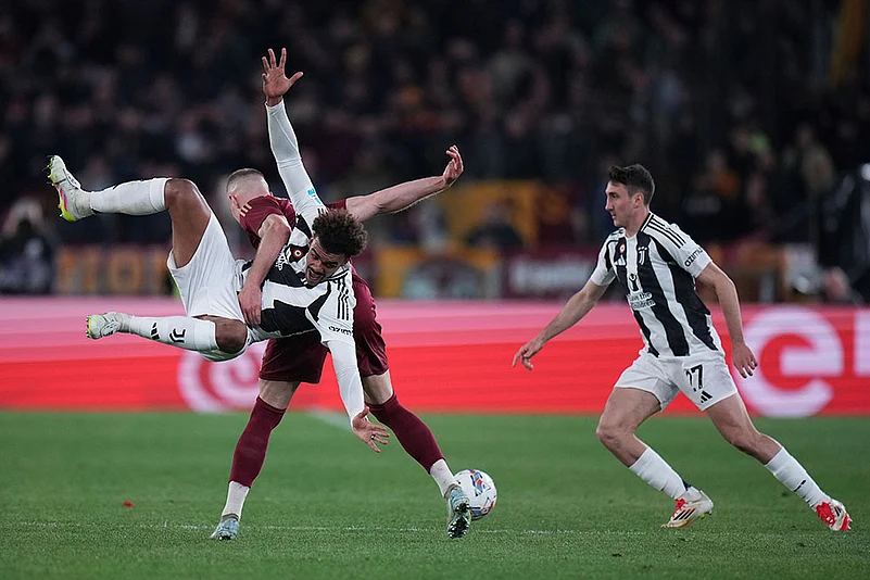 Serie A soccer match: Roma vs Juventus