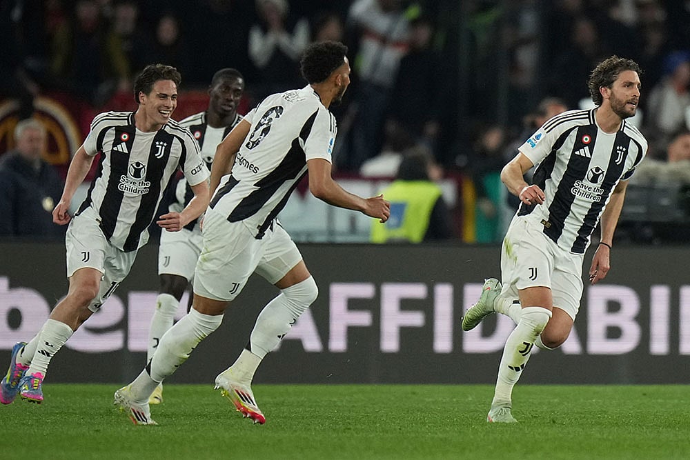 Serie A soccer match: Juventus vs Roma