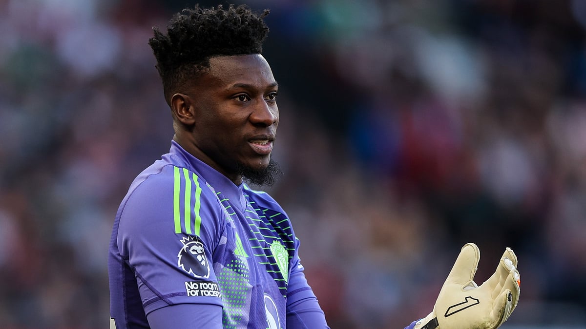 Andre Onana was in bullish mood ahead of facing Lyon