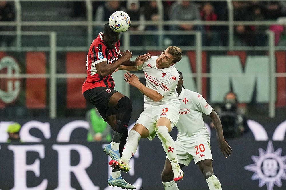 Italian Serie A soccer match: Fiorentina vs AC Milan
