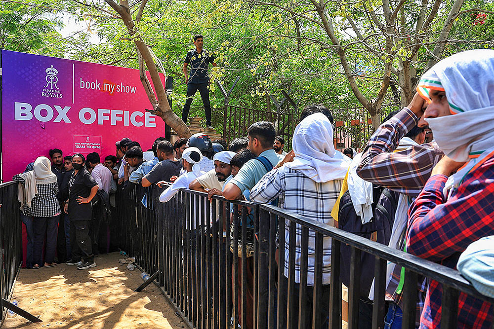 IPL 2025: Fans purchase tickets in Jaipur