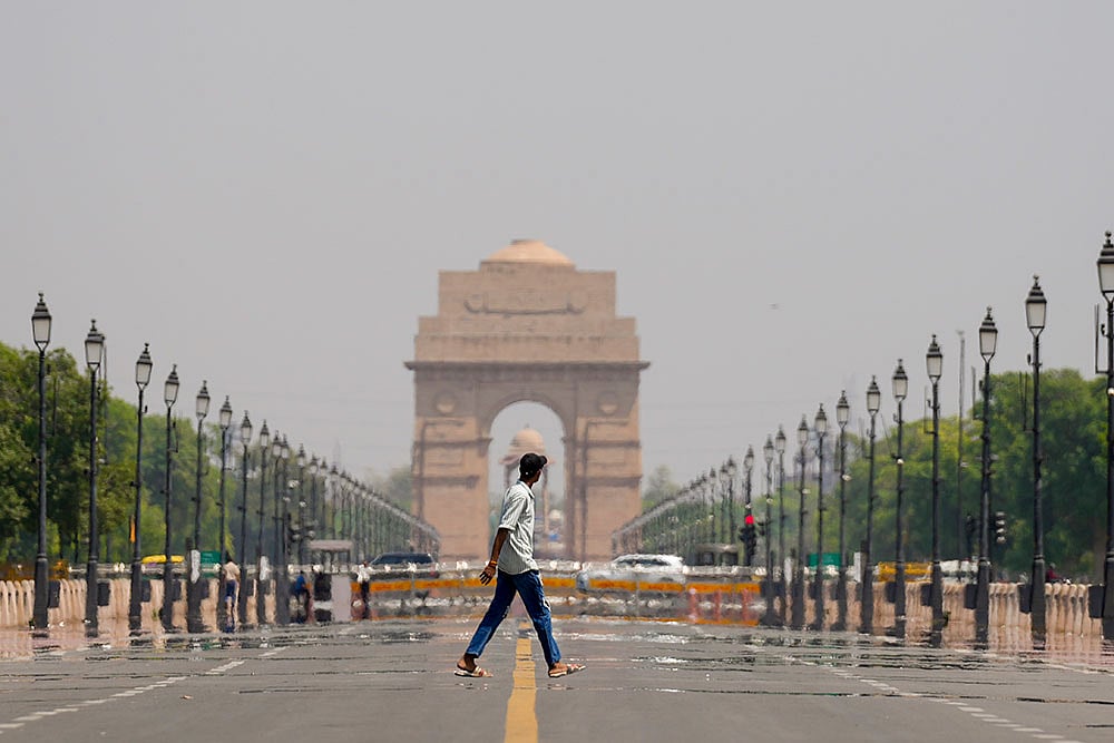 Hot summer day in Delhi