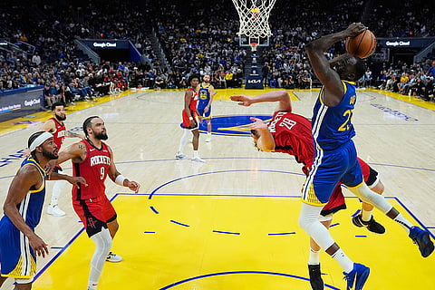 Rockets Warriors Basketball