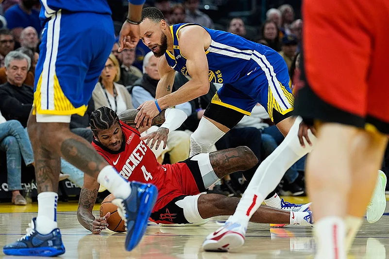 Rockets Warriors Basketball