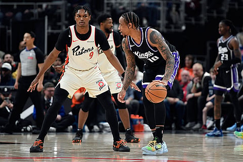 Pistons Kings Basketball